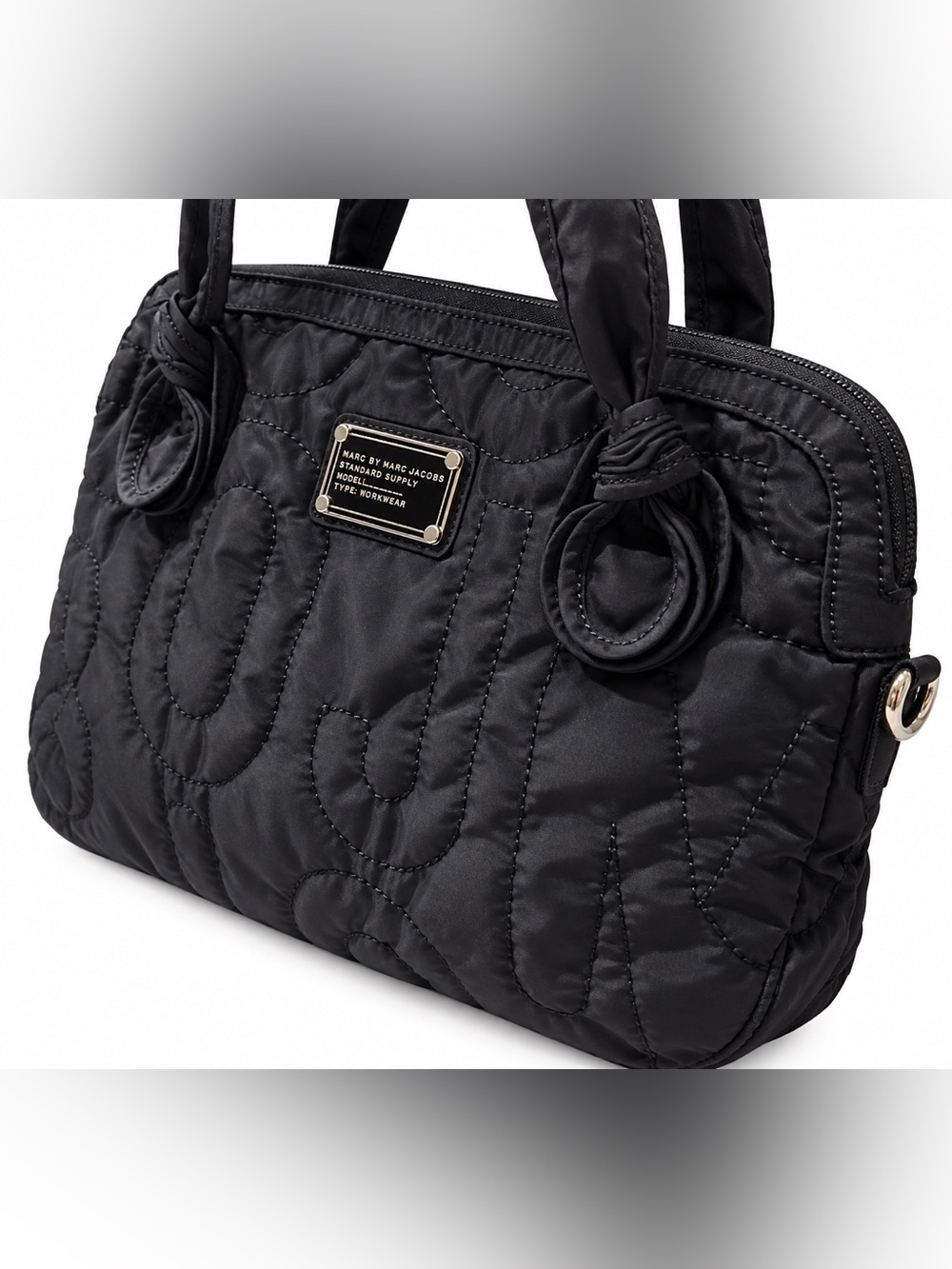 Marc by Marc Jacobs Satchel Bag | Standard Supply Workwear | Quilted Black - Picture 2 of 9